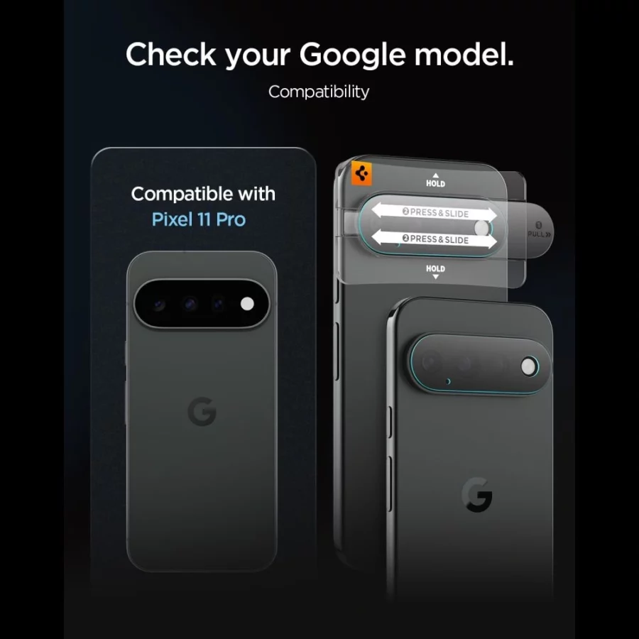 Szkło hartowane na obiektyw Spigen Optik Pro HD 2-Pack na Google Pixel 11 Pro