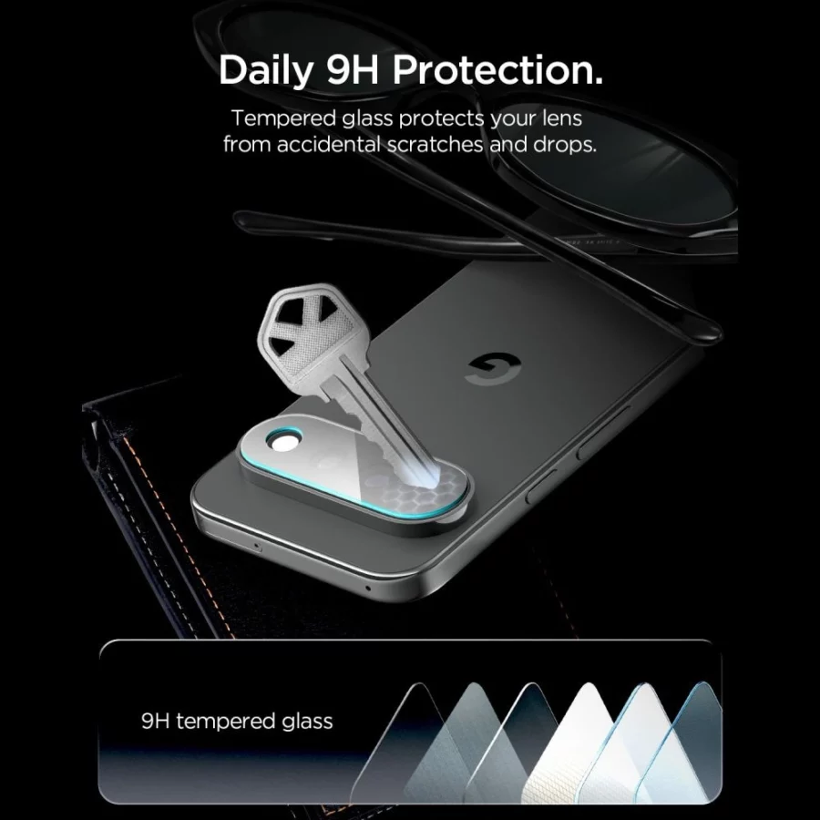 Szkło hartowane na obiektyw Spigen Optik Pro HD 2-Pack na Google Pixel 11 Pro