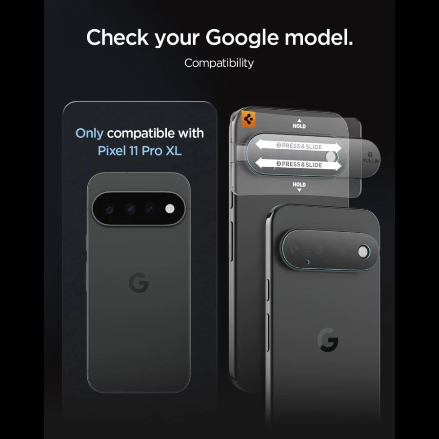 Szkło hartowane na obiektyw Spigen Optik Pro HD 2-Pack na Google Pixel 11 Pro XL