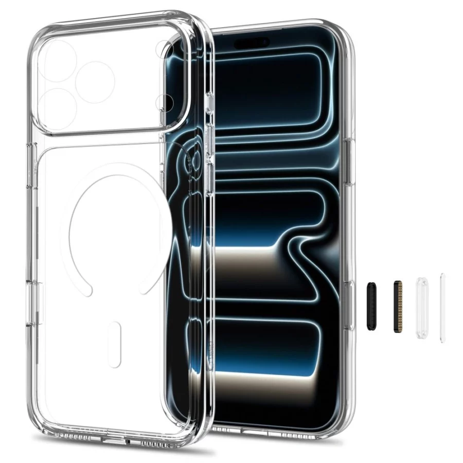 Etui Tech-Protect Flexair Hybrid CC MagSafe na iPhone 17 Pro / 18 Pro - przezroczyste