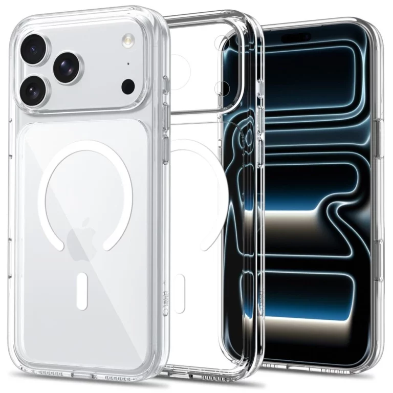 Etui Tech-Protect Flexair Hybrid CC MagSafe na iPhone 17 Pro Max / 18 Pro Max - przezroczyste