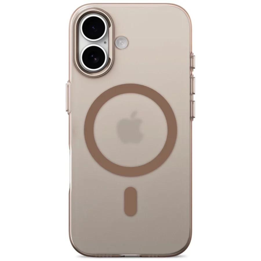 Etui Tech-Protect MagZero MagSafe na iPhone 17 - beżowo-brązowe matowe
