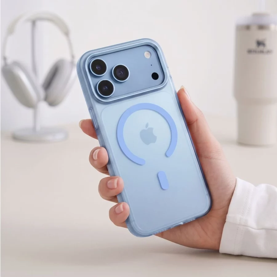 Etui Tech-Protect MagZero MagSafe na iPhone 17 Pro / 18 Pro - jasnoniebieskie matowe