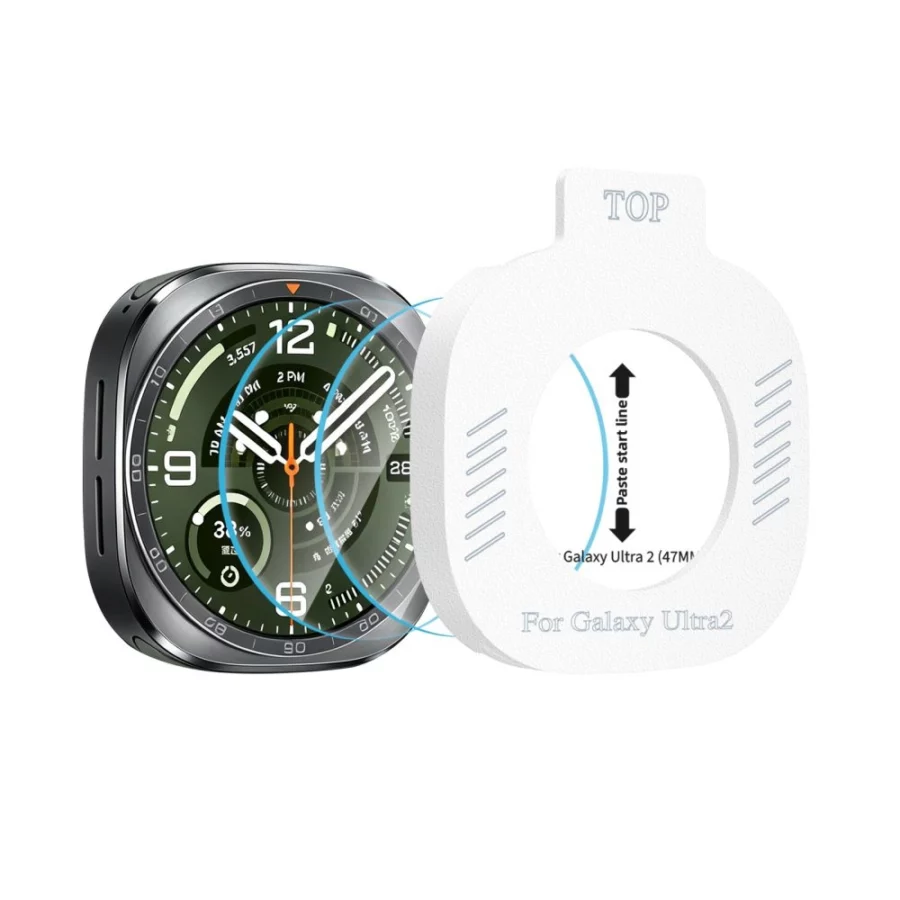 Szkło hartowane Tech-Protect Easy Set+ 2-Pack na Samsung Galaxy Watch Ultra 47 mm
