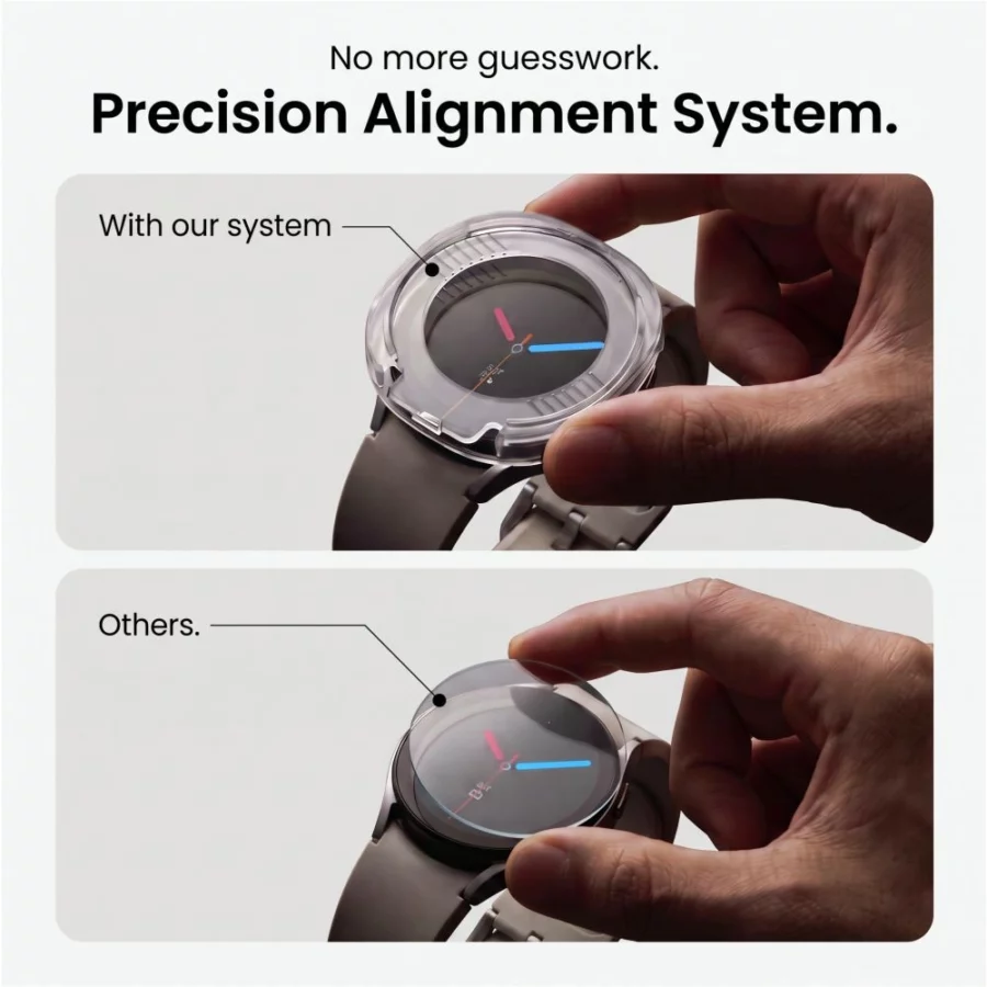 Szkło hartowane Tech-Protect Easy Set+ 2-Pack na Samsung Galaxy Watch Ultra 47 mm