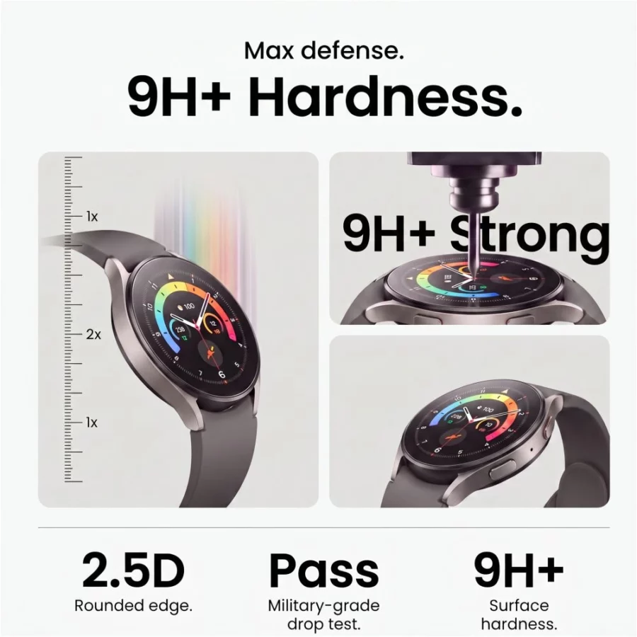 Szkło hartowane Tech-Protect Easy Set+ 2-Pack na Samsung Galaxy Watch Ultra 47 mm