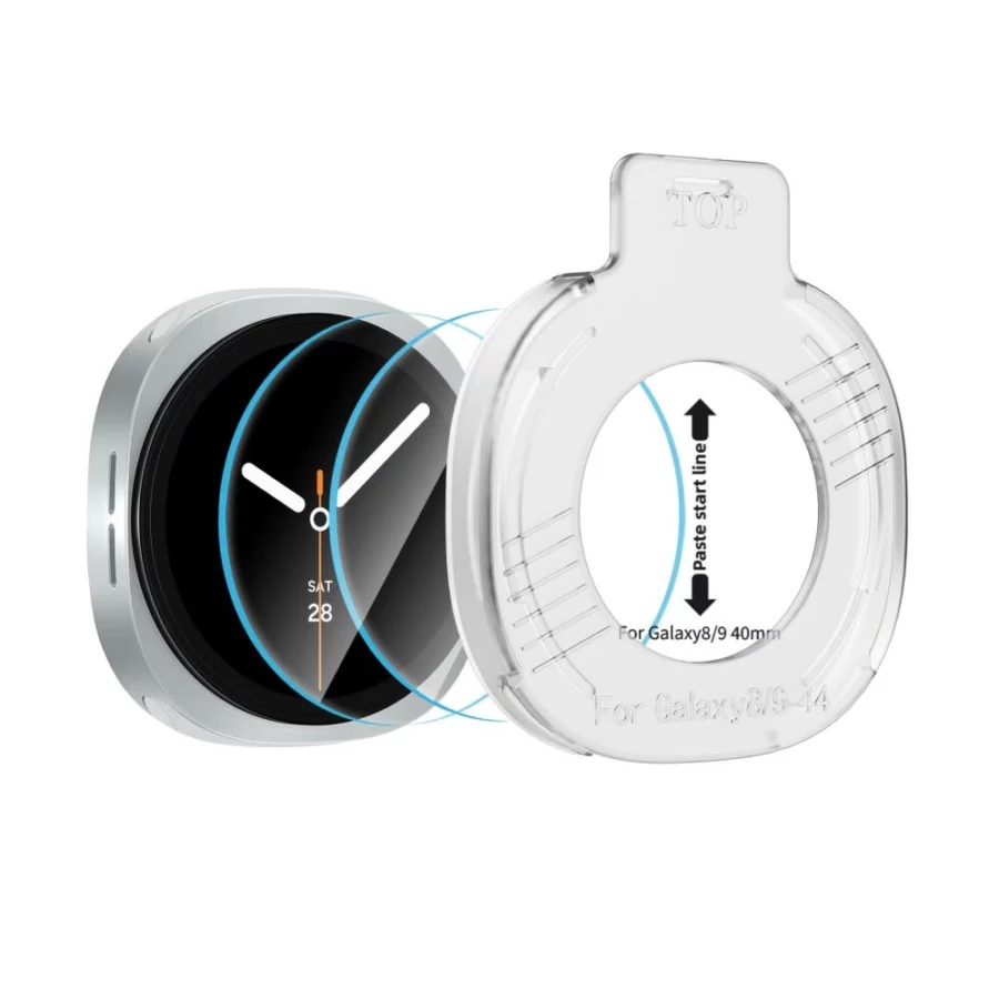 Szkło hartowane Tech-Protect Easy Set+ 2-Pack na Samsung Galaxy Watch Ultra 40 mm