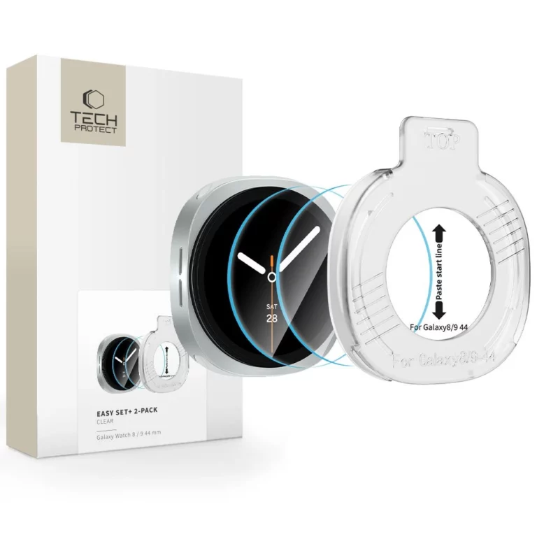 Szkło hartowane Tech-Protect Easy Set+ 2-Pack na Samsung Galaxy Watch Ultra 44 mm