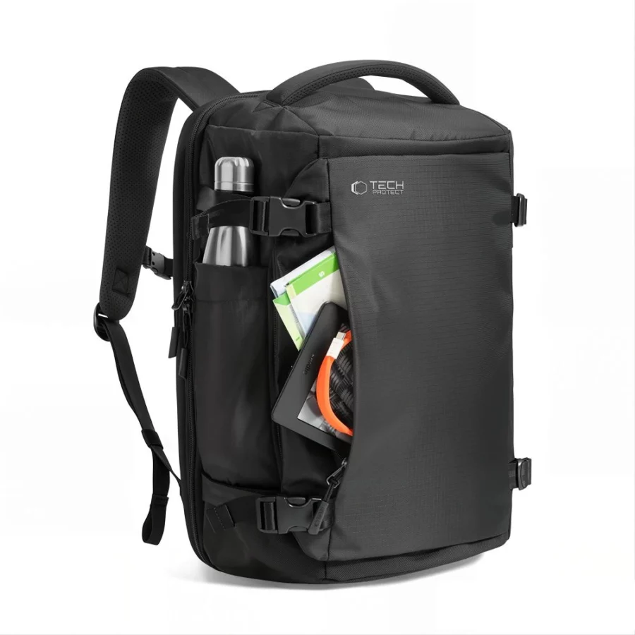 Plecak Tech-Protect Defender S70 RYANAIR & WIZZAIR 24L na laptop - czarny