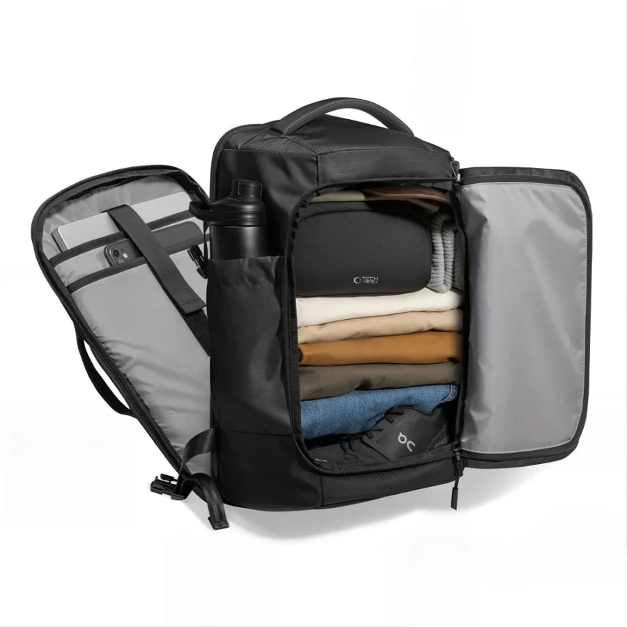 Plecak Tech-Protect Defender S70 RYANAIR & WIZZAIR 24L na laptop - czarny
