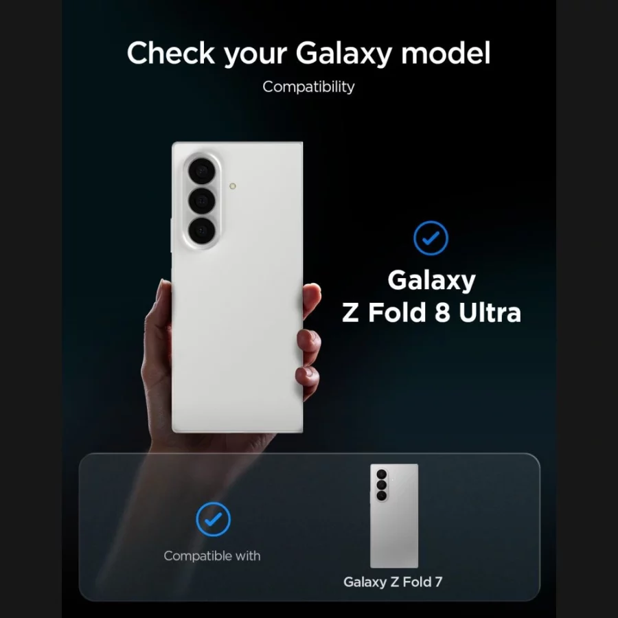 Szkło hartowane Spigen Glas.tR EZ Fit Pro HD Privacy 2-Pack prywatyzujące na Samsung Galaxy Z Fold 7 / 8 Ultra