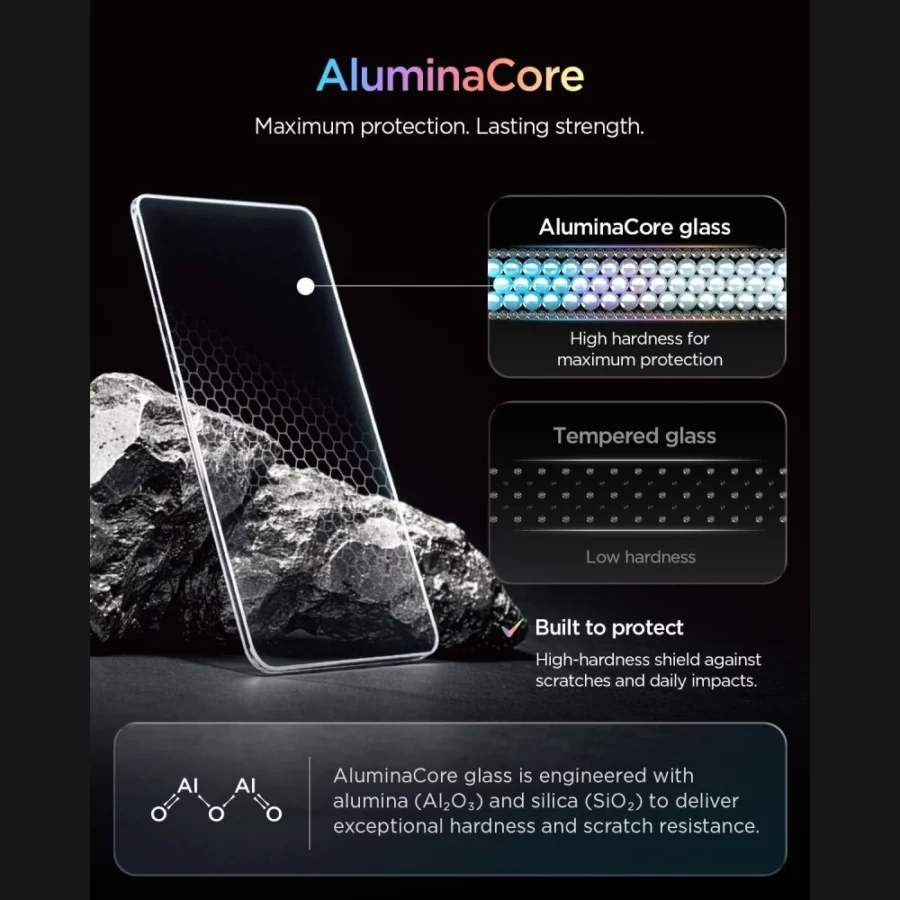 Szkło hartowane Spigen Glas.tR EZ Fit Pro HD Privacy 2-Pack prywatyzujące na Samsung Galaxy Z Fold 7 / 8 Ultra