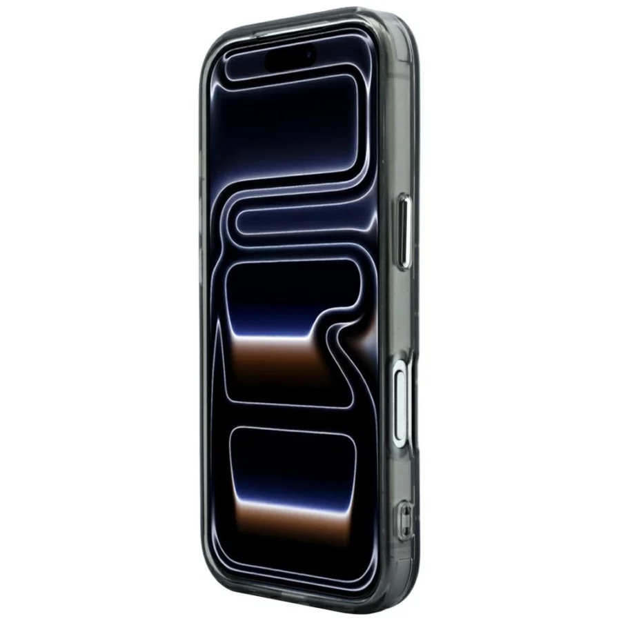 Etui Karl Lagerfeld IML Rhinestones Allover and Electroplated Logo na iPhone 17 Pro / 18 Pro  - czarne