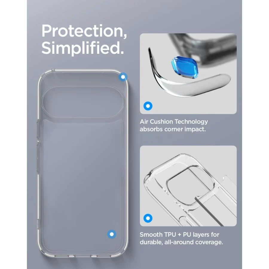 Etui Spigen Ultra Hybrid na Google Pixel 11 - przezroczyste