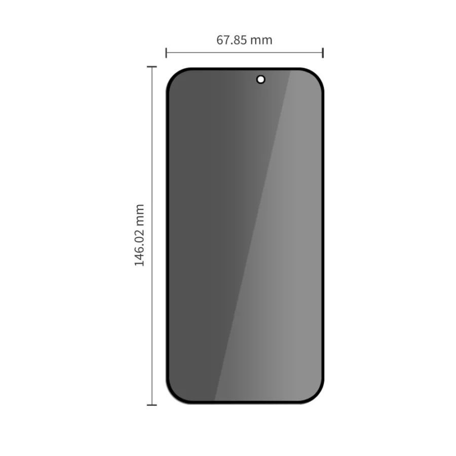 Szkło hartowane Tech-Protect Glass SPY+ 2-Pack prywatyzujące na iPhone 18 Pro Max