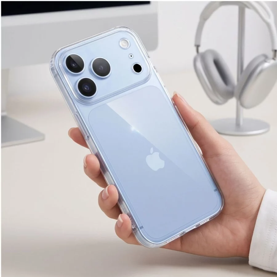 Etui Tech-Protect FlexAir + Szkło hartowane Tech-Protect Glass Fit+ 2-Pack na iPhone 18 Pro / 17 Pro - przezroczyste