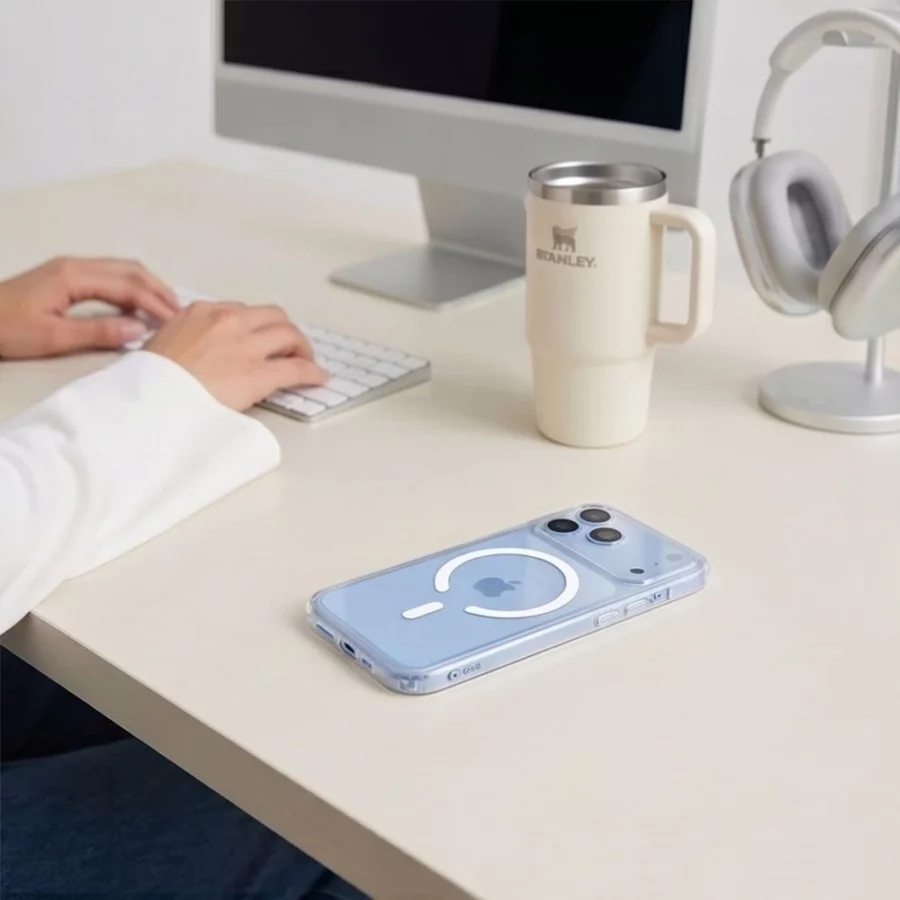Etui Tech-Protect FlexAir Hybrid MagSafe + Szkło hartowane Tech-Protect Glass Fit+ 2-Pack na iPhone 18 Pro Max / 17 Pro Max - przezroczyste