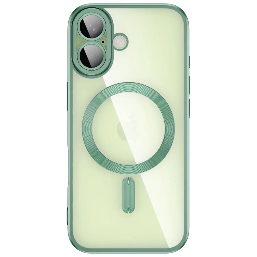 Etui Tech-Protect MagFlex na iPhone 17 - zielone matowe