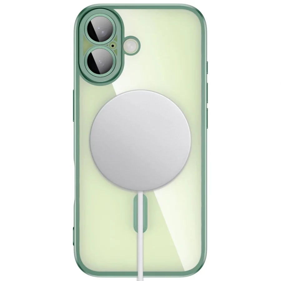Etui Tech-Protect MagFlex na iPhone 17 - zielone matowe