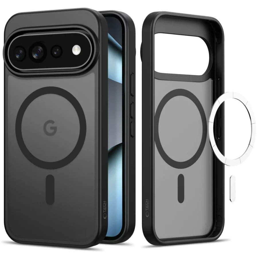 Etui Tech-Protect Magmat MagSafe na Google Pixel 9 / 9 Pro / 10 / 10 Pro / 11 / 11 Pro - czarne matowe