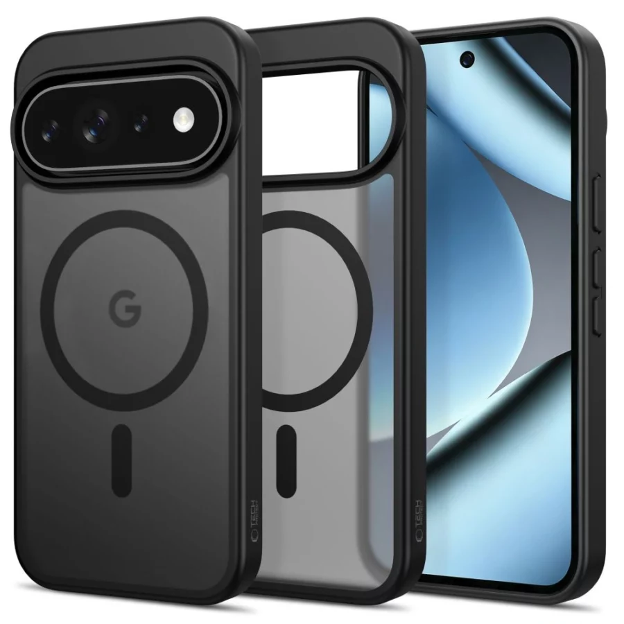 Etui Tech-Protect Magmat MagSafe na Google Pixel 9 Pro XL / 10 Pro XL / 11 Pro XL - czarne matowe