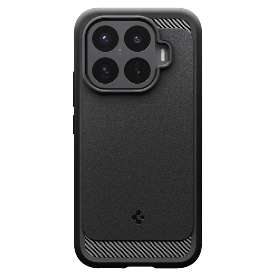 Etui Spigen Rugged Armor na Xiaomi 17T Pro - czarne matowe