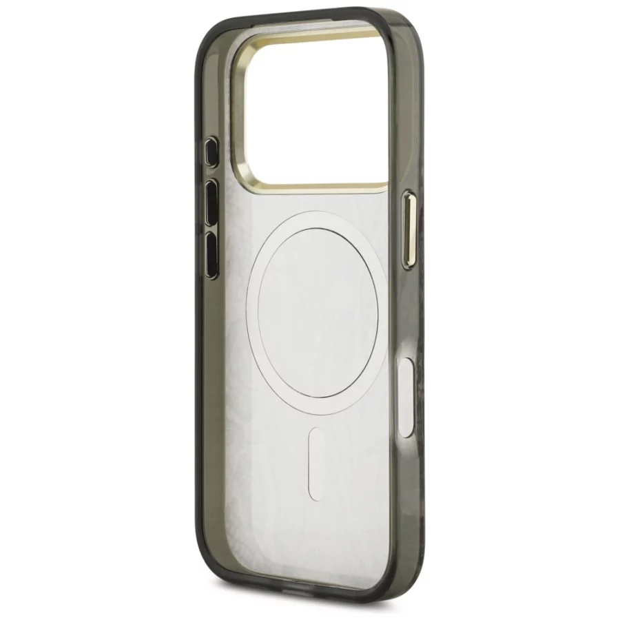 Etui Guess Python Pattern MagSafe na iPhone 17 Pro Max / 18 Pro Max - brązowe