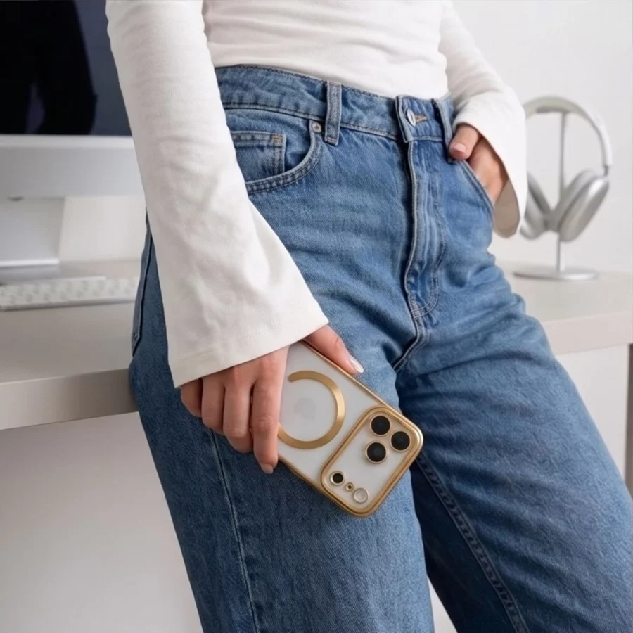 Etui Tech-Protect MagFlex na iPhone 18 Pro Max / 17 Pro Max - złote