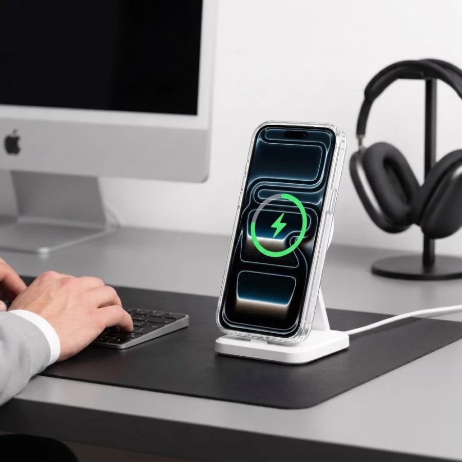 Etui Tech-Protect MagStand MagSafe CC na iPhone 18 Pro / 17 Pro - przezroczyste