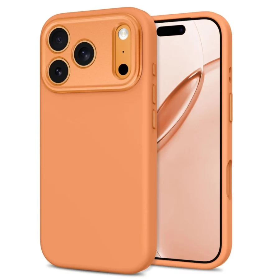 Etui Tech-Protect Uniq MagSafe CC na iPhone 18 Pro / 17 Pro - pomarańczowe