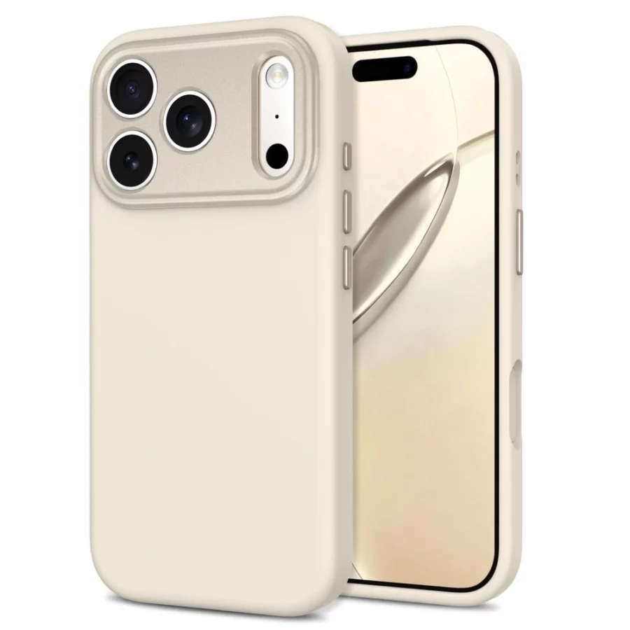 Etui Tech-Protect Uniq MagSafe CC na iPhone 18 Pro / 17 Pro - beżowe