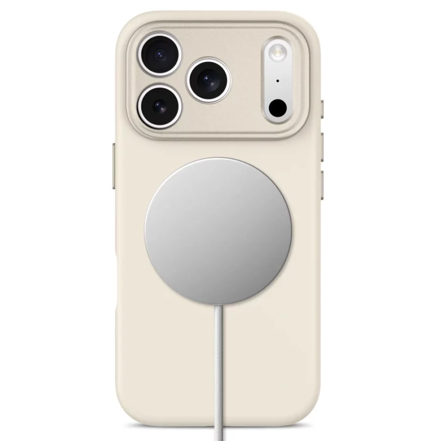 Etui Tech-Protect Uniq MagSafe CC na iPhone 18 Pro Max / 17 Pro Max - beżowe