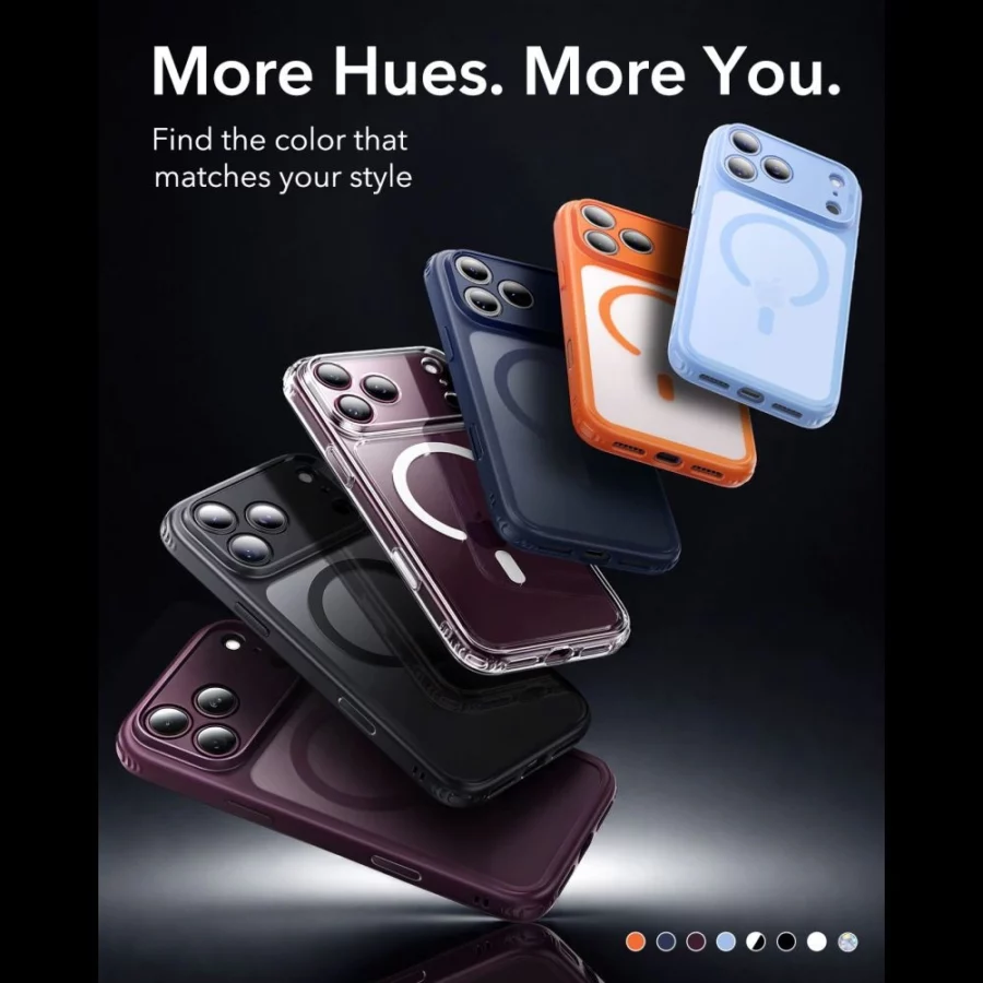 Etui ESR Classic Hybrid MagSafe na iPhone 18 Pro / 17 Pro - jasnoniebieskie