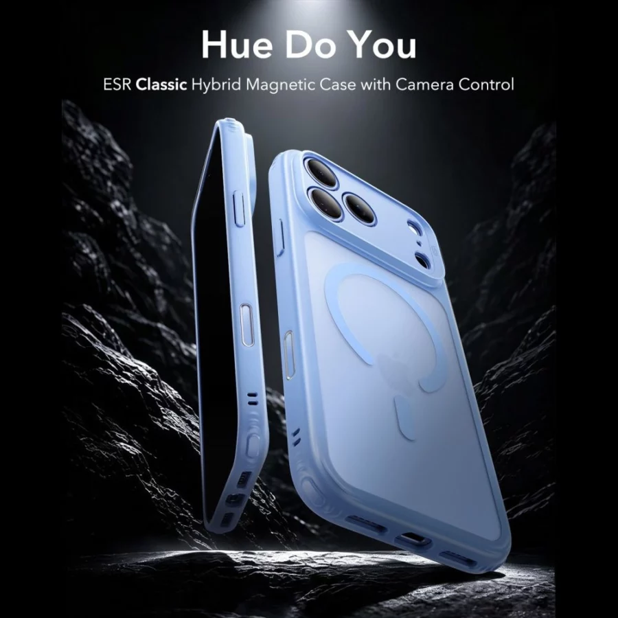 Etui ESR Classic Hybrid MagSafe na iPhone 18 Pro Max / 17 Pro Max - jasnoniebieskie