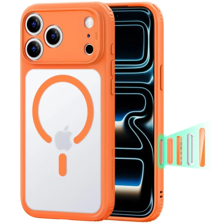 Etui ESR Classic Hybrid MagSafe na iPhone 18 Pro Max / 17 Pro Max - pomarańczowe