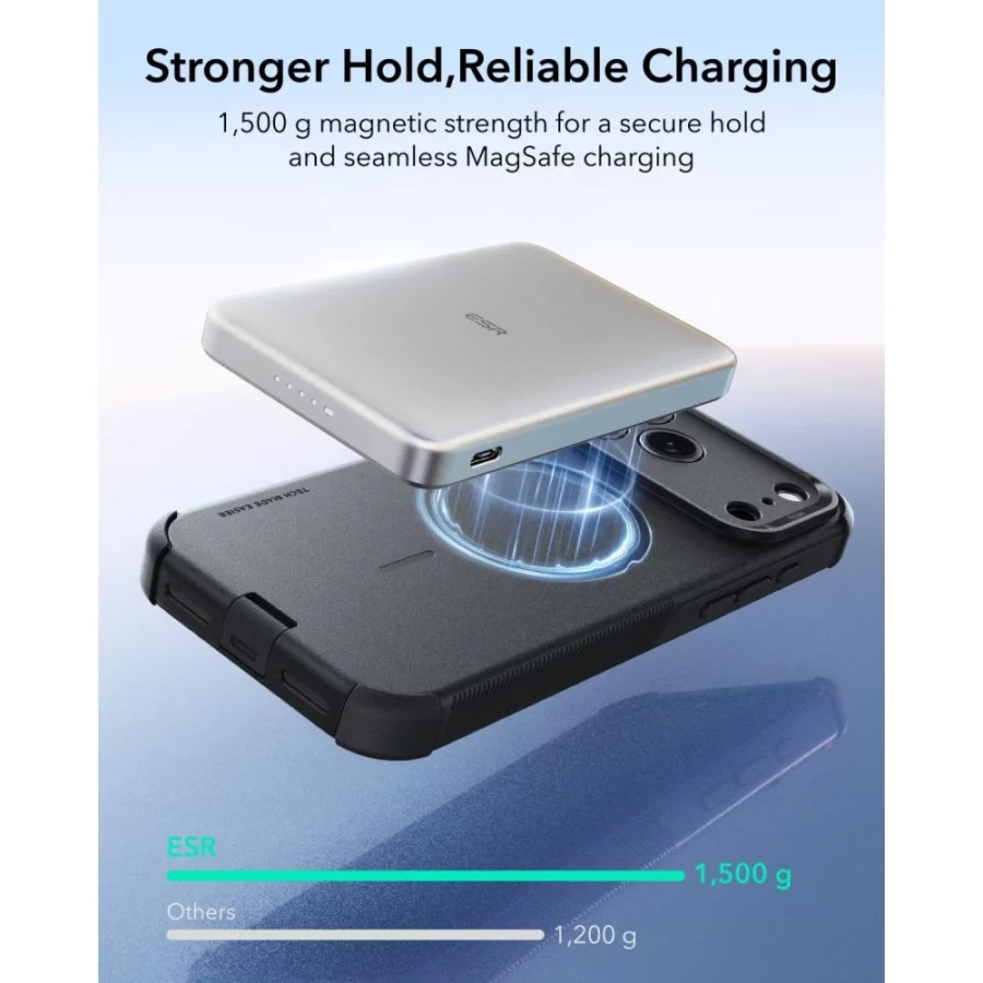 Etui ESR Cyber Tough MagSafe na iPhone 18 Pro Max / 17 Pro Max - czarne