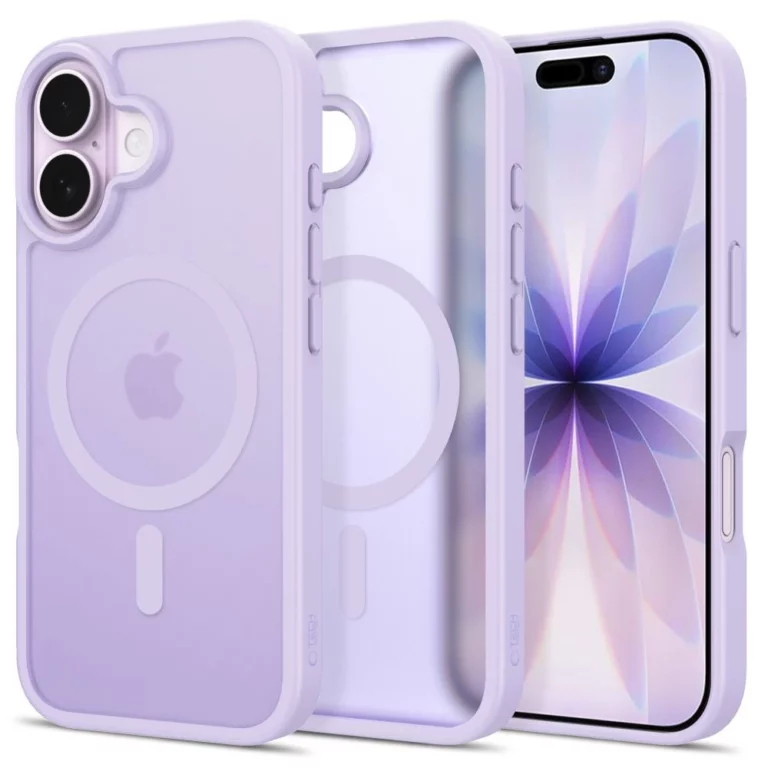 Etui Tech-Protect BasicMag MagSafe na iPhone 17 - liliowe matowe