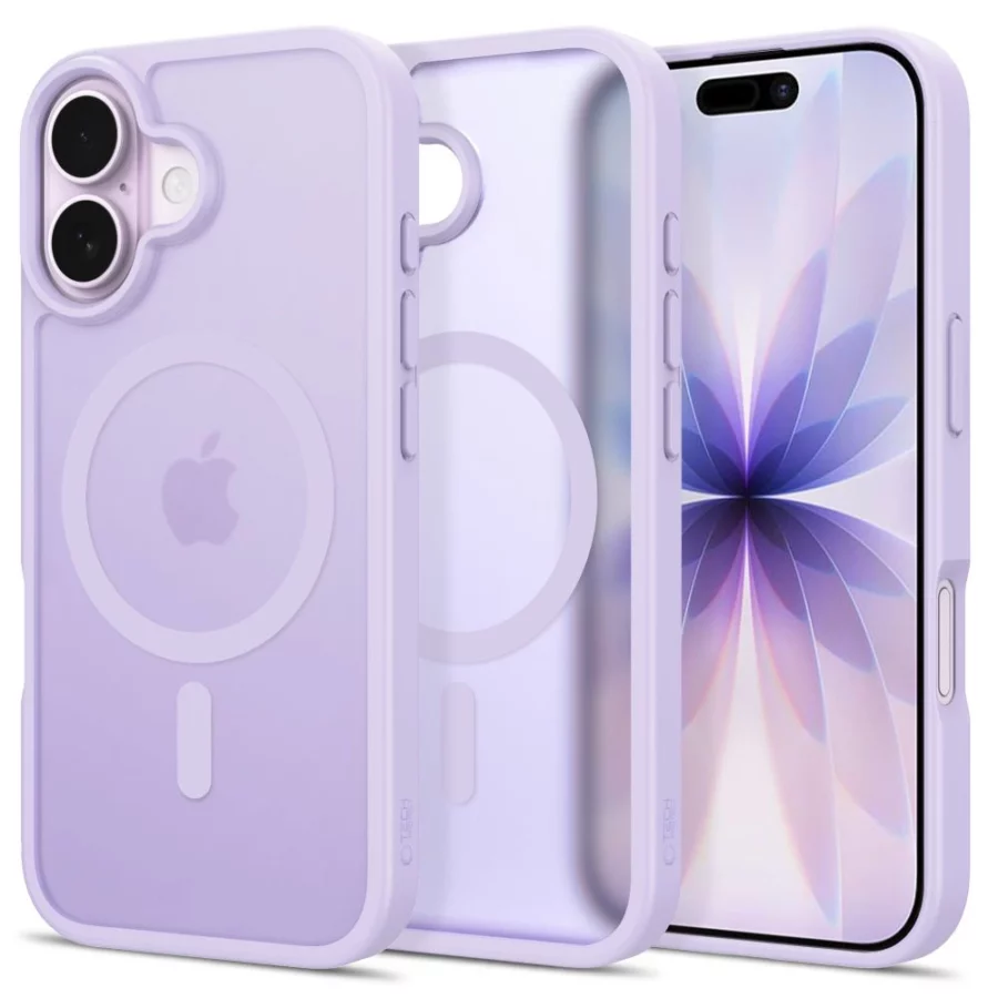 Etui Tech-Protect BasicMag MagSafe na iPhone 17 - liliowe matowe