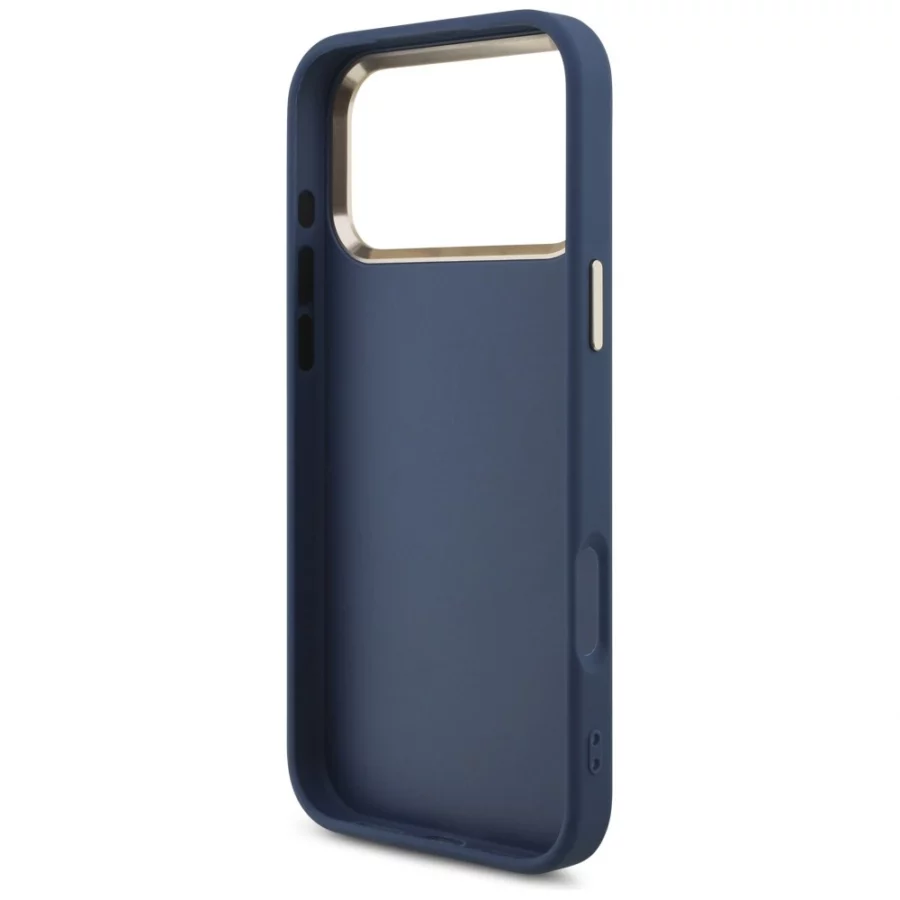 Etui Guess 4G Big 4G Classic Logo na iPhone 18 Pro Max / 17 Pro Max - niebiesko-złote