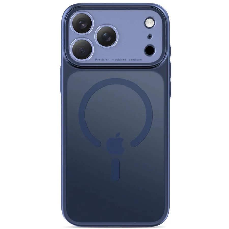Etui Tech-Protect MagPrime MagSafe CC na iPhone 18 Pro / 17 Pro - granatowe matowe