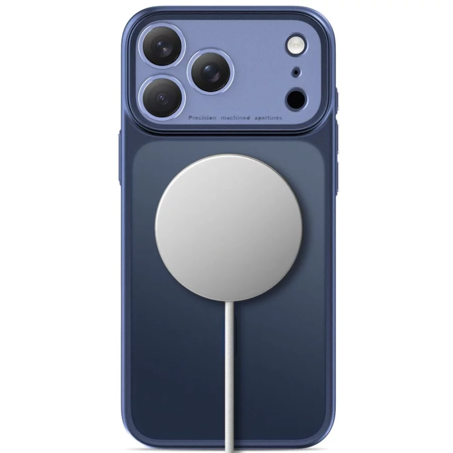 Etui Tech-Protect MagPrime MagSafe CC na iPhone 18 Pro / 17 Pro - granatowe matowe