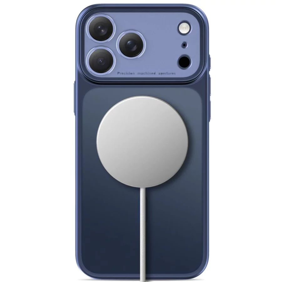 Etui Tech-Protect MagPrime MagSafe CC na iPhone 18 Pro Max / 17 Pro Max - granatowe matowe