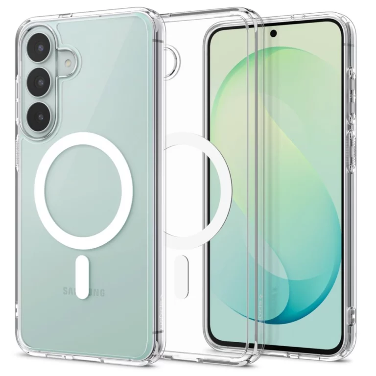 Etui Spigen Ultra Hybrid Mag MagSafe na Samsung Galaxy S26 FE - białe