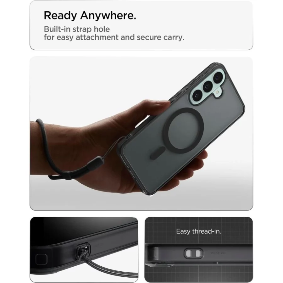 Etui Spigen Ultra Hybrid Mag MagSafe na Samsung Galaxy S26 FE - czarne