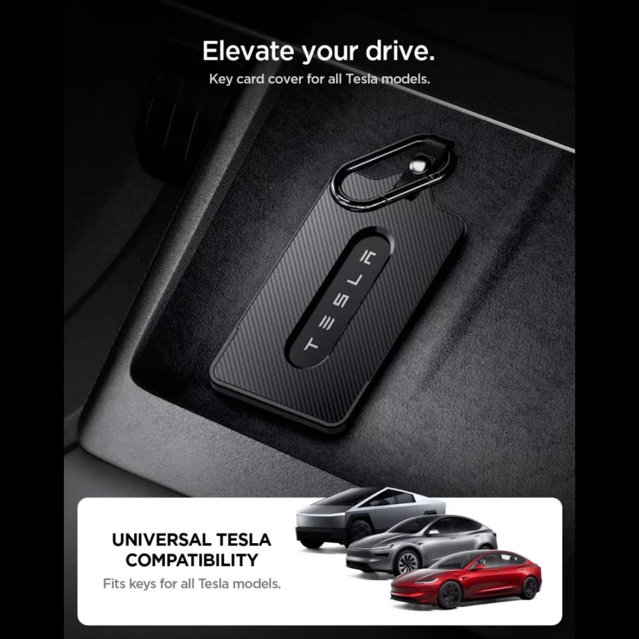 Etui Spigen TO243 Tesla Key Card Holder na klucze samochodowe - czarne