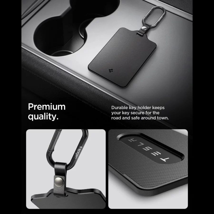 Etui Spigen TO243 Tesla Key Card Holder na klucze samochodowe - czarne