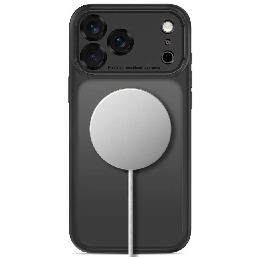 Etui Tech-Protect MagPeak MagSafe CC na iPhone 18 Pro / 17 Pro - czarne matowe