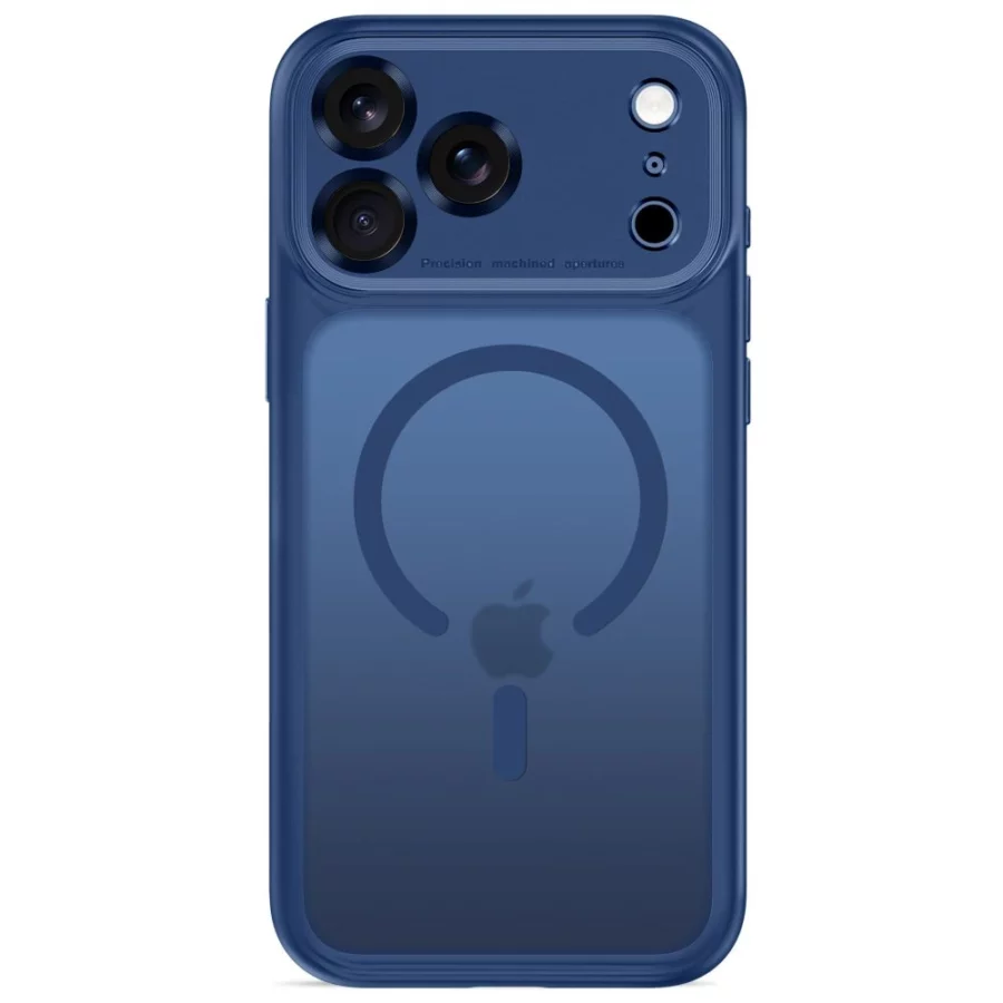 Etui Tech-Protect MagPeak MagSafe CC na iPhone 18 Pro Max / 17 Pro Max - granatowe matowe