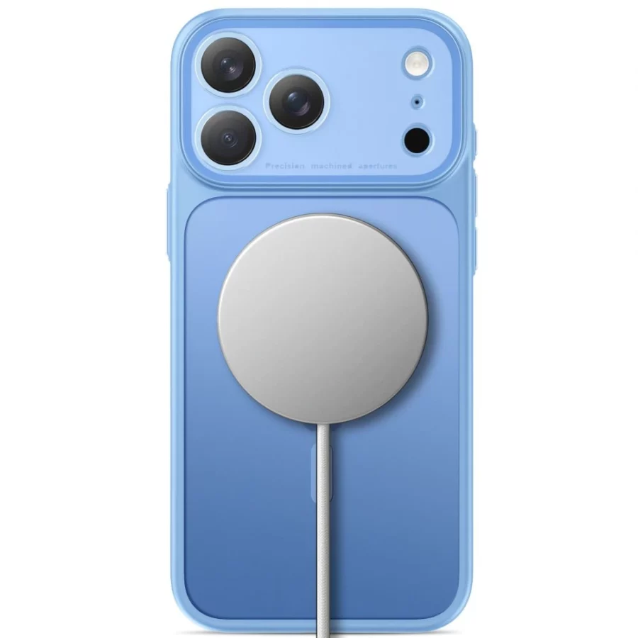 Etui Tech-Protect MagPrime MagSafe CC na iPhone 18 Pro / 17 Pro - jasnoniebieskie matowe