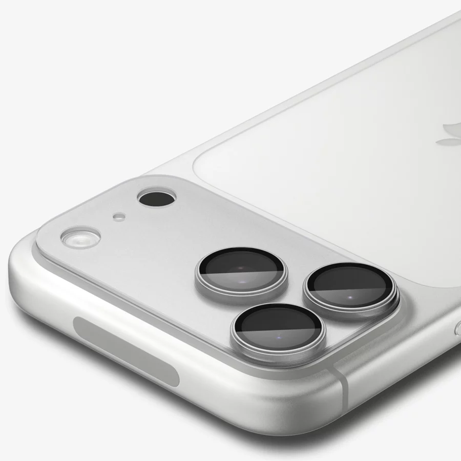 Szkło hartowane na aparat Spigen Optik Pro XL GLAS.TR EZ FIT na iPhone 18 Pro - srebrne